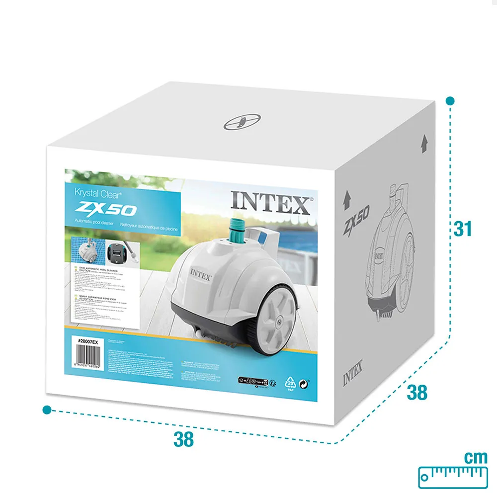 Intex Zx50 Automatisk Poolrengörare unisex, White / turquoise, One Size