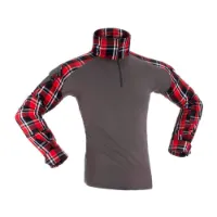 Invadergear Flannel Combat T-shirt Med Lång ärm Invadergear Flannel Combat T-shirt Med Lång ärm
