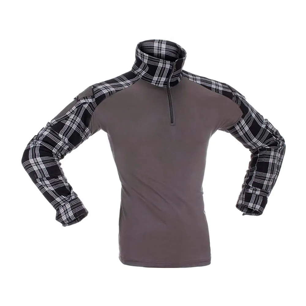Invadergear Flannel Combat T-shirt Med Lång ärm