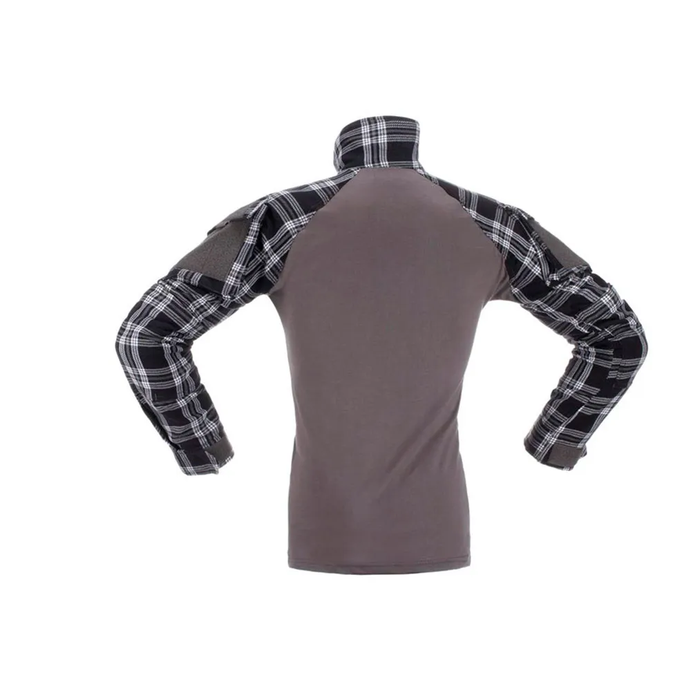 Invadergear Flannel Combat T-shirt Med Lång ärm