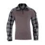 Invadergear Flannel Combat T-shirt Med Lång ärm