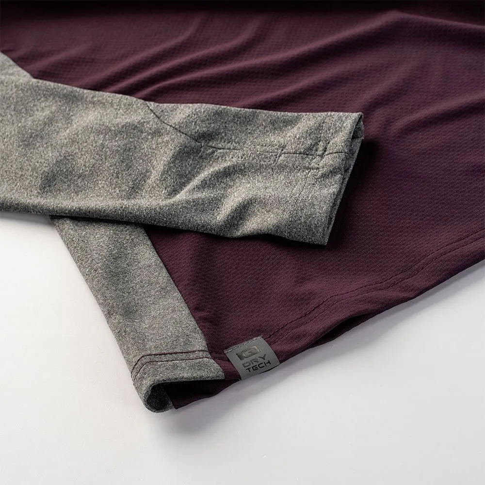 IQ Immo Fleece Med Halv Dragkedja female, Potent purple / dark grey melange IQ Immo Fleece Med Halv Dragkedja female, Potent purple / dark grey melange