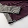 IQ Immo Fleece Med Halv Dragkedja female, Potent purple / dark grey melange