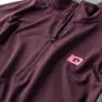 IQ Immo Fleece Med Halv Dragkedja female, Potent purple / dark grey melange