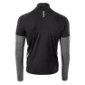 IQ Immo Halv Dragkedja Långärmad T-shirt male, Black / grey melange