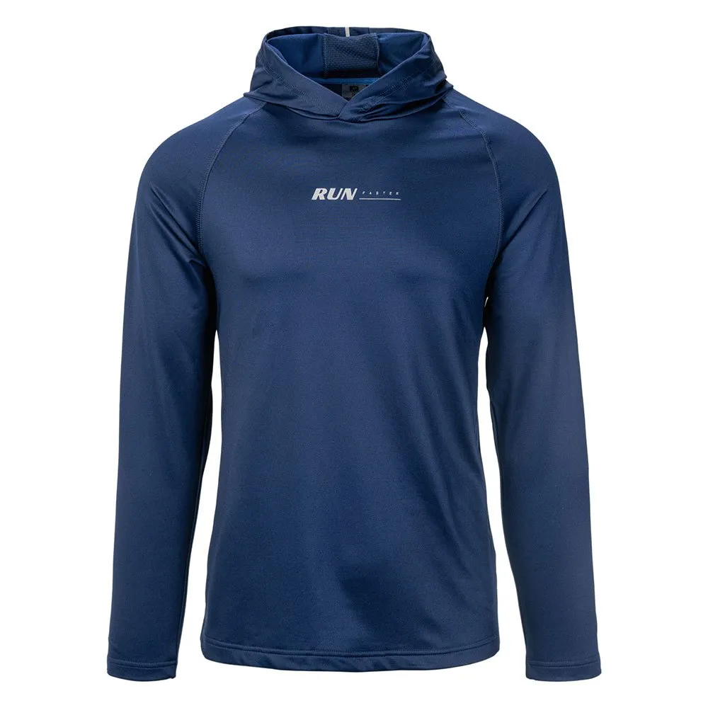 IQ Lanse Halv Dragkedja Långärmad T-shirt male, Medieval blue