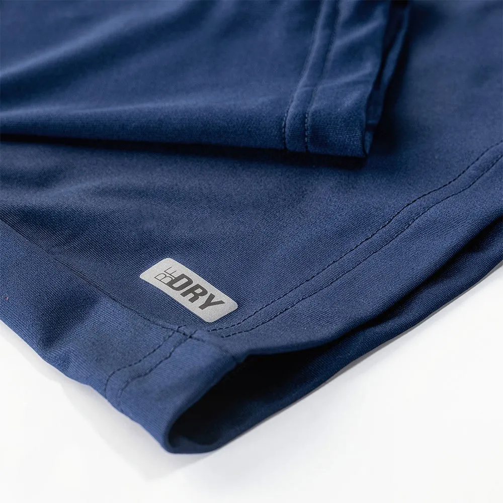 IQ Lanse Halv Dragkedja Långärmad T-shirt male, Medieval blue