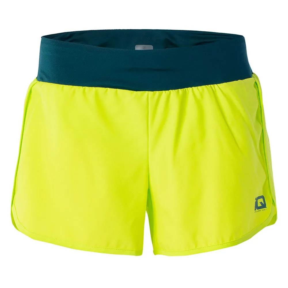 IQ Naima Shorts female, Acid lime / deep teal IQ Naima Shorts female, Acid lime / deep teal