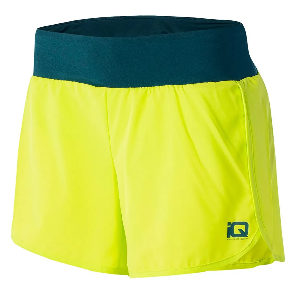 IQ Naima Shorts female, Acid lime / deep teal IQ Naima Shorts female, Acid lime / deep teal