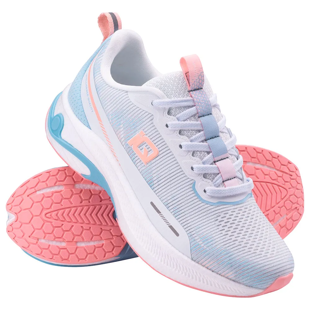 IQ Ressin Löparskor female, White / light blue / coral IQ Ressin Löparskor female, White / light blue / coral