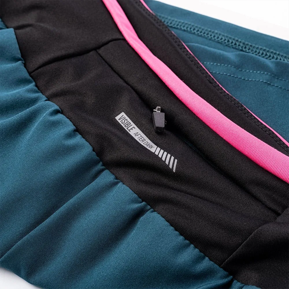 IQ Riana Shorts, Deep teal / carmine rose IQ Riana Shorts, Deep teal / carmine rose