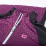IQ Rimmo Halv Dragkedja Långärmad T-shirt female, Black / dark purple