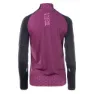 IQ Rimmo Halv Dragkedja Långärmad T-shirt female, Black / dark purple