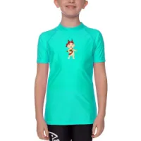 Iq-uv Uv Aqua Eva Junior Uv-skyddande T-shirt Med Korta ärmar unisex