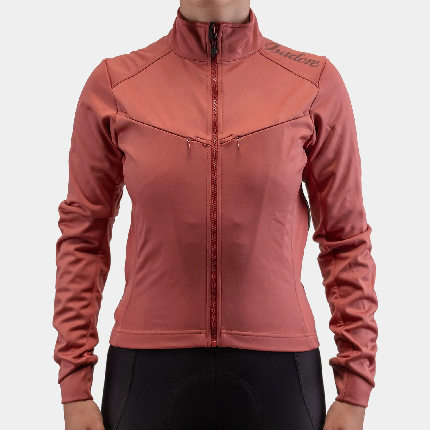 Isadore Women´s Merino Softshell jacka Marsala, Röd Isadore Women´s Merino Softshell jacka Marsala, Röd