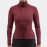Isadore Women´s TherMerino Jersey Cabernet, Röd, M