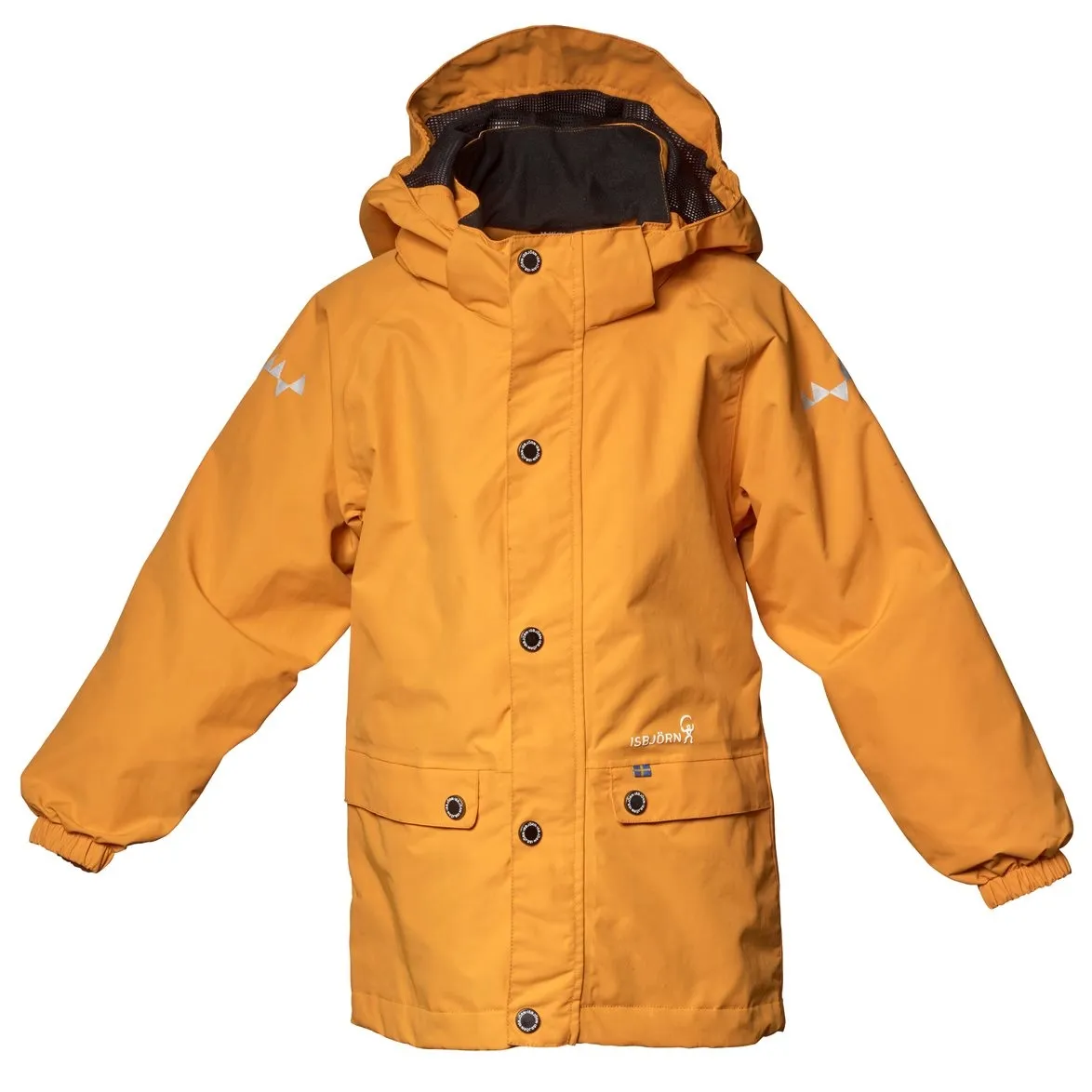 Isbjörn of Sweden Kids' Cyclone Hardshell Parka, Saffron, 86/92