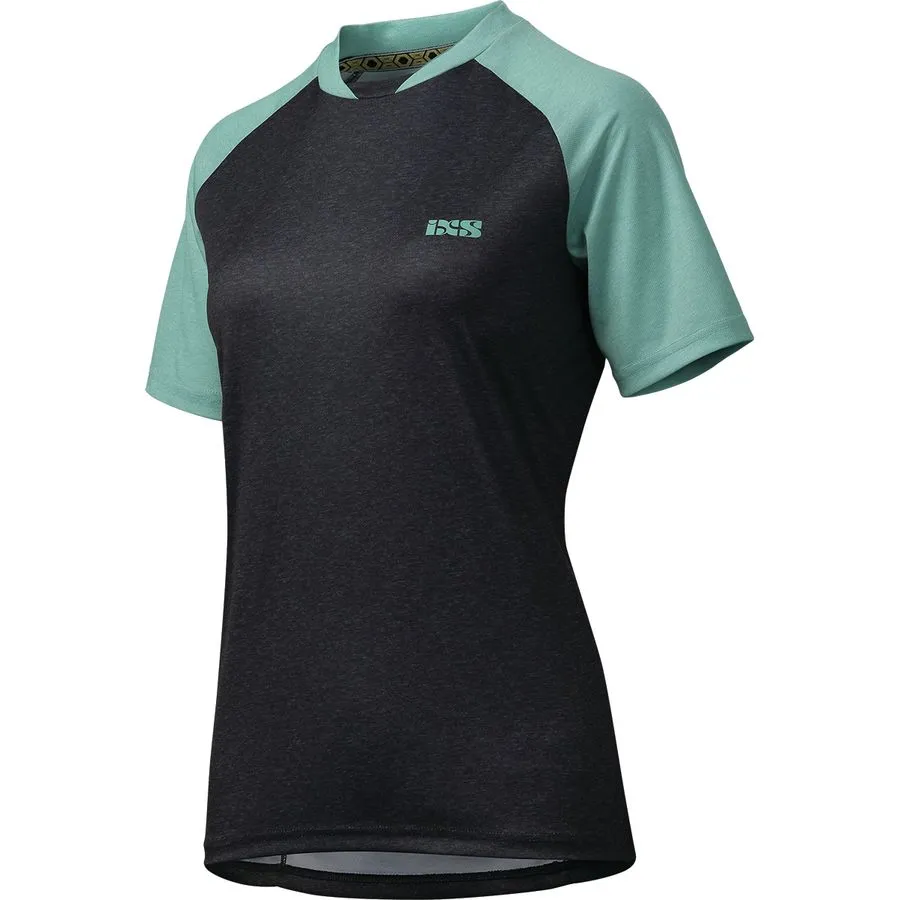 IXS Progressive 7.1 Kortärmad Tröja Till Kvinnor Turkis/Grå, Grå/turkos, XS