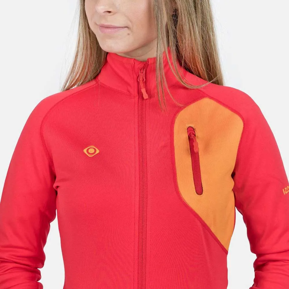 Izas Ascara Fleece, Red / orange