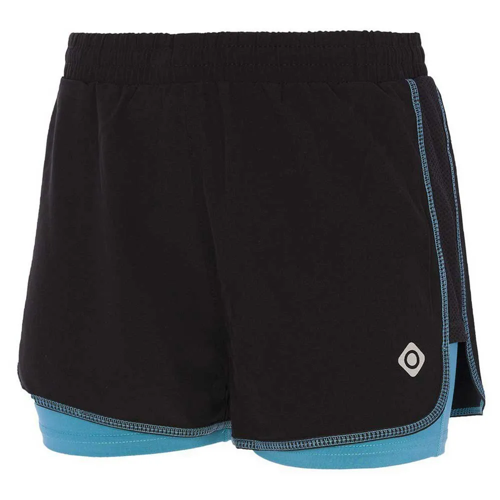 Izas Bass Shorts female, Black / turquoise