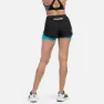 Izas Bass Shorts female, Black / turquoise