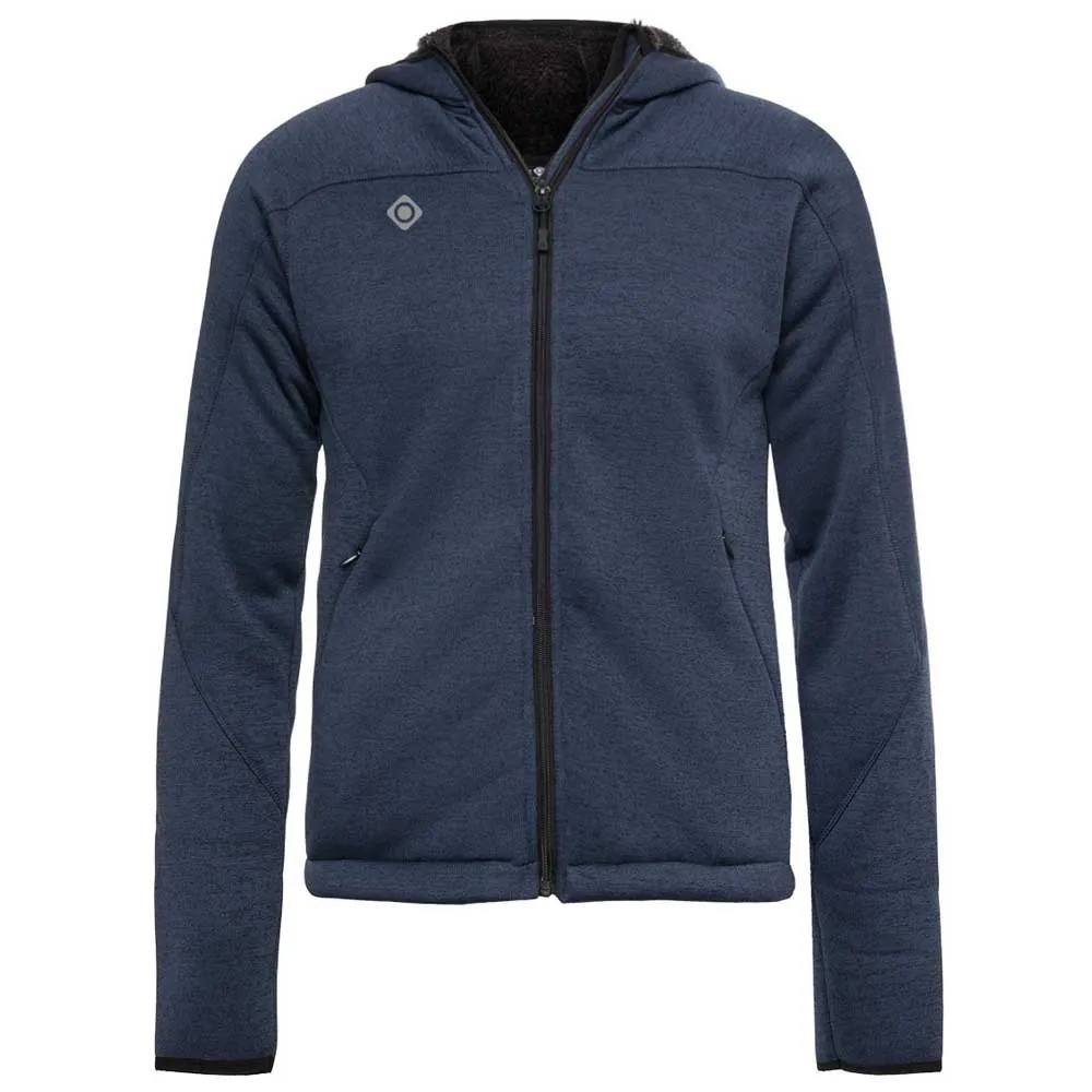 Izas Hudson Fleecejacka Med Huva, Bluemoon / black