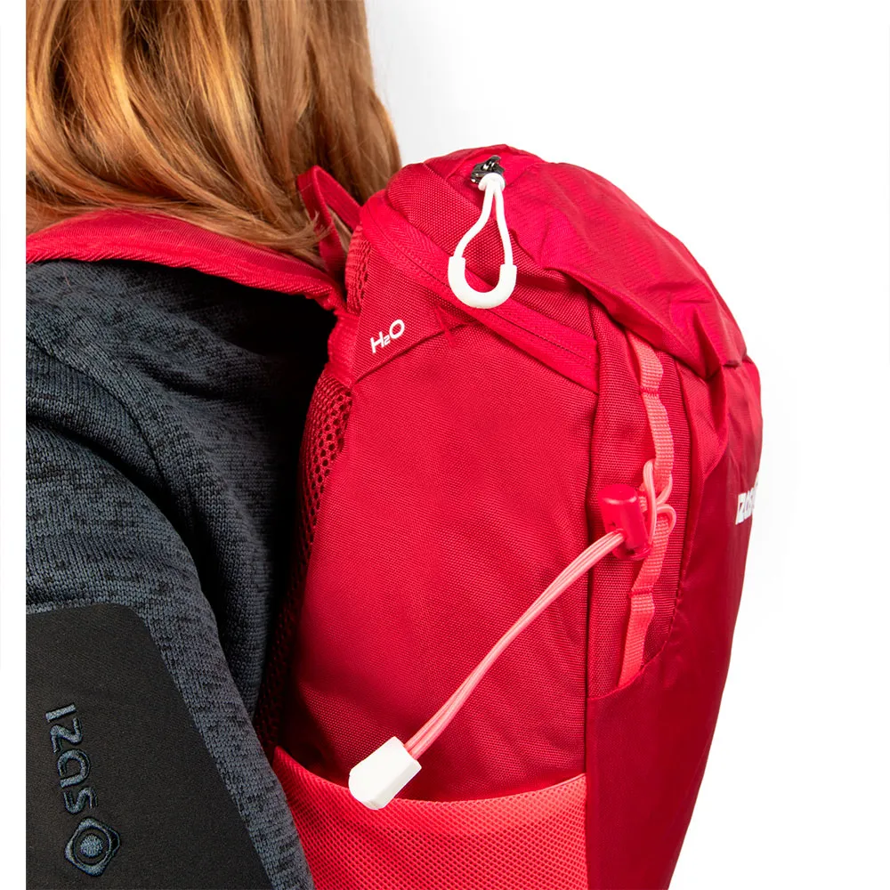 Izas Nympha 12l Ryggsäck, Mineral red / diva pink / white