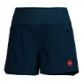 Navy blue / light blue / coral