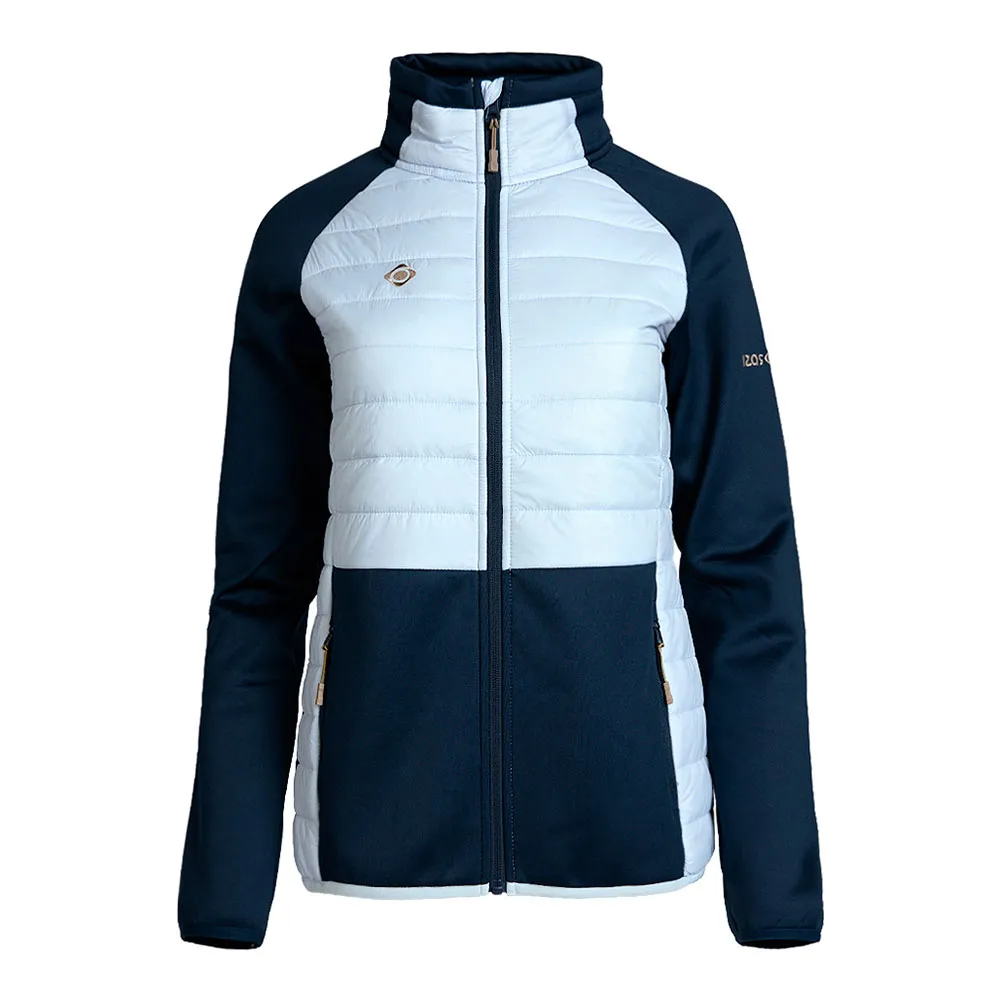 Izas Urmell Fleecejacka Med Dragkedja, Light blue / navy blue