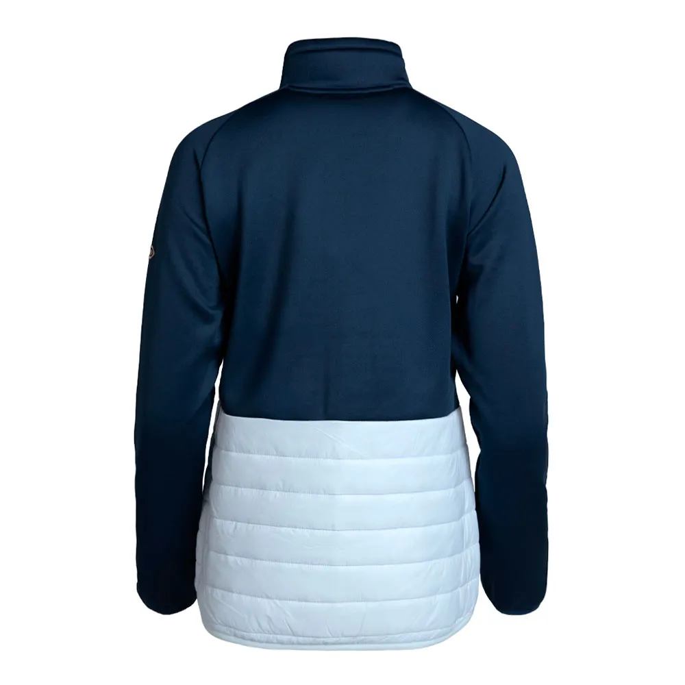 Izas Urmell Fleecejacka Med Dragkedja, Light blue / navy blue