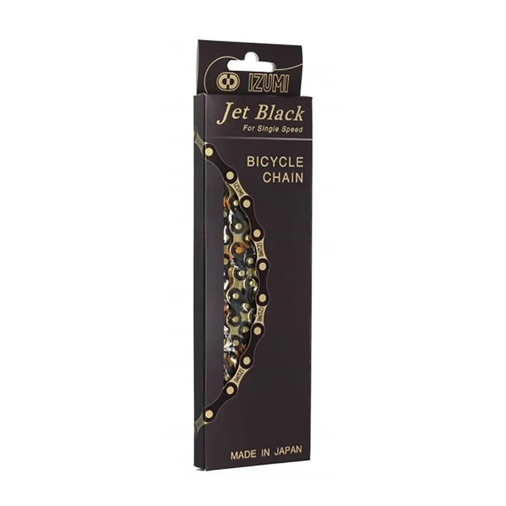 Izumi Chain Kai Super Toughness Track Kedja, Black / gold, 116 Links
