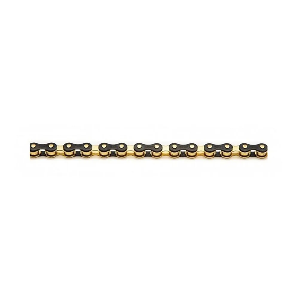Izumi Chain Kai Super Toughness Track Kedja, Black / gold, 116 Links