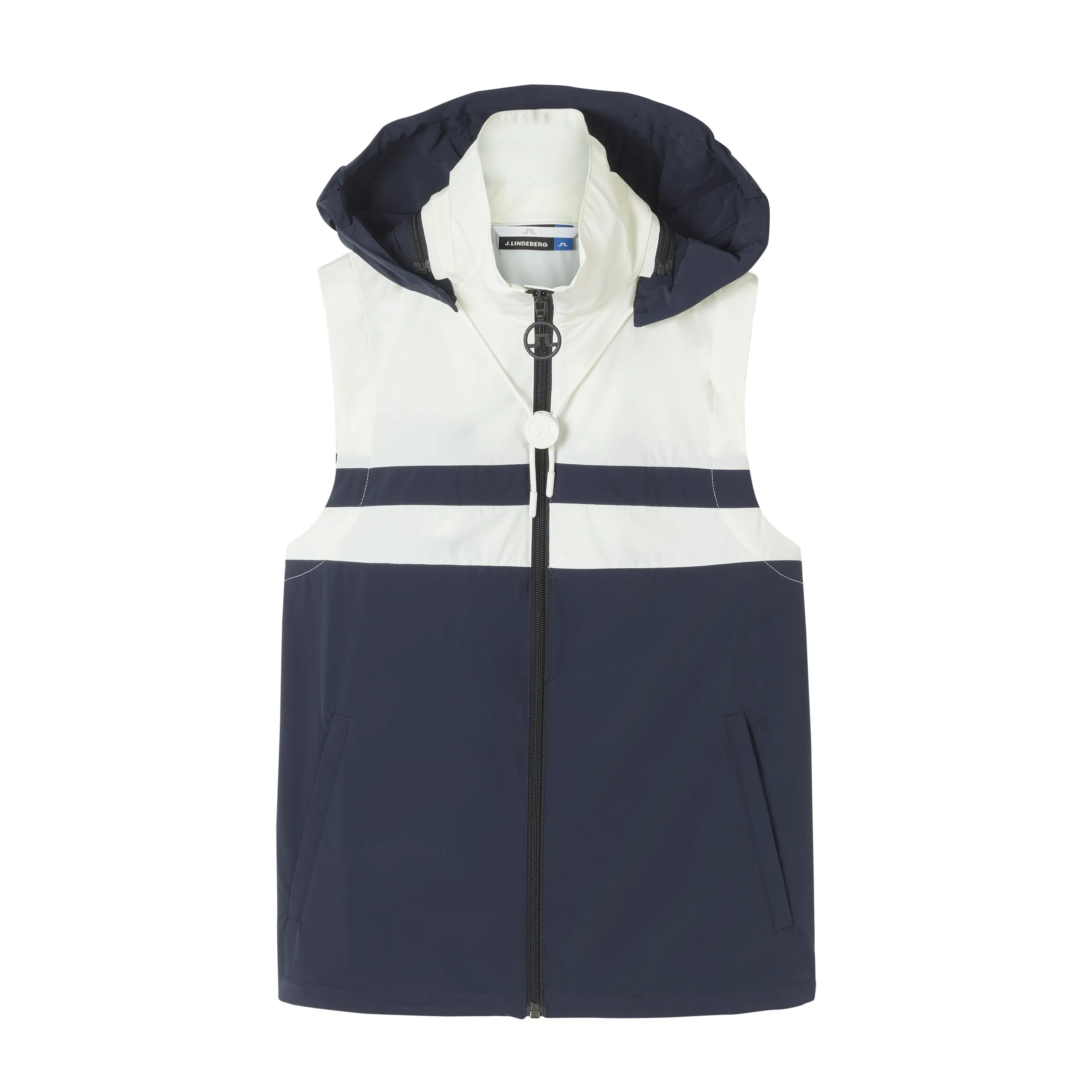 J.LINDEBERG Women's Keira Vest Lux Softshell, White J.LINDEBERG Women's Keira Vest Lux Softshell, White