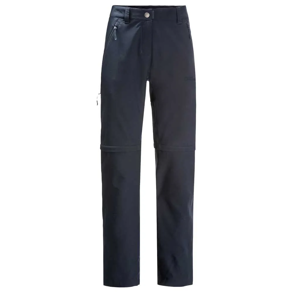 Jack Wolfskin Active Track Zip Off Byxor, Night blue