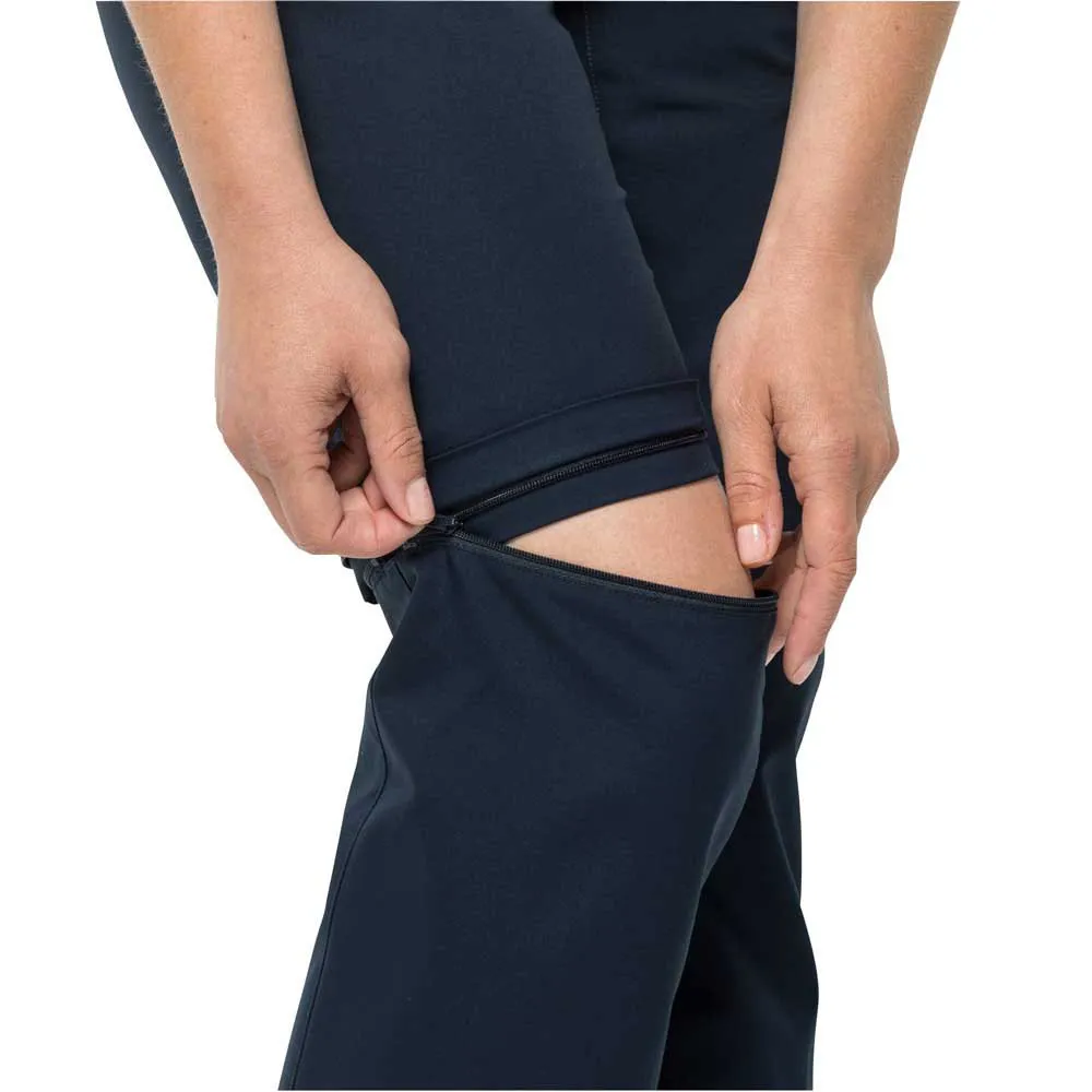 Jack Wolfskin Active Track Zip Off Byxor, Night blue