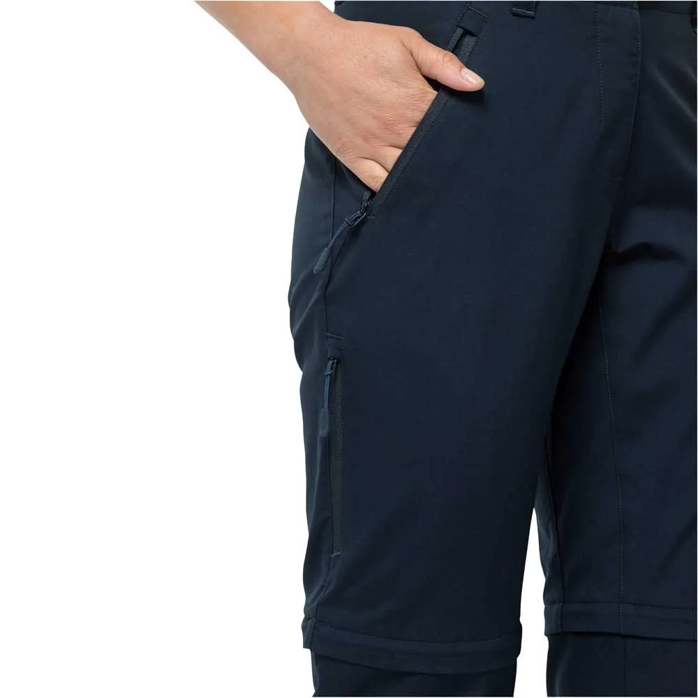 Jack Wolfskin Active Track Zip Off Byxor, Night blue