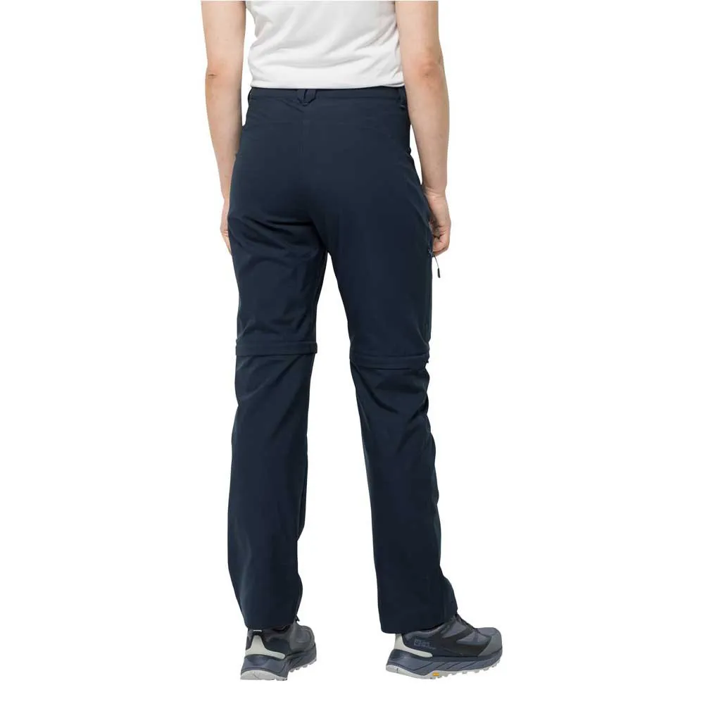 Jack Wolfskin Active Track Zip Off Byxor, Night blue