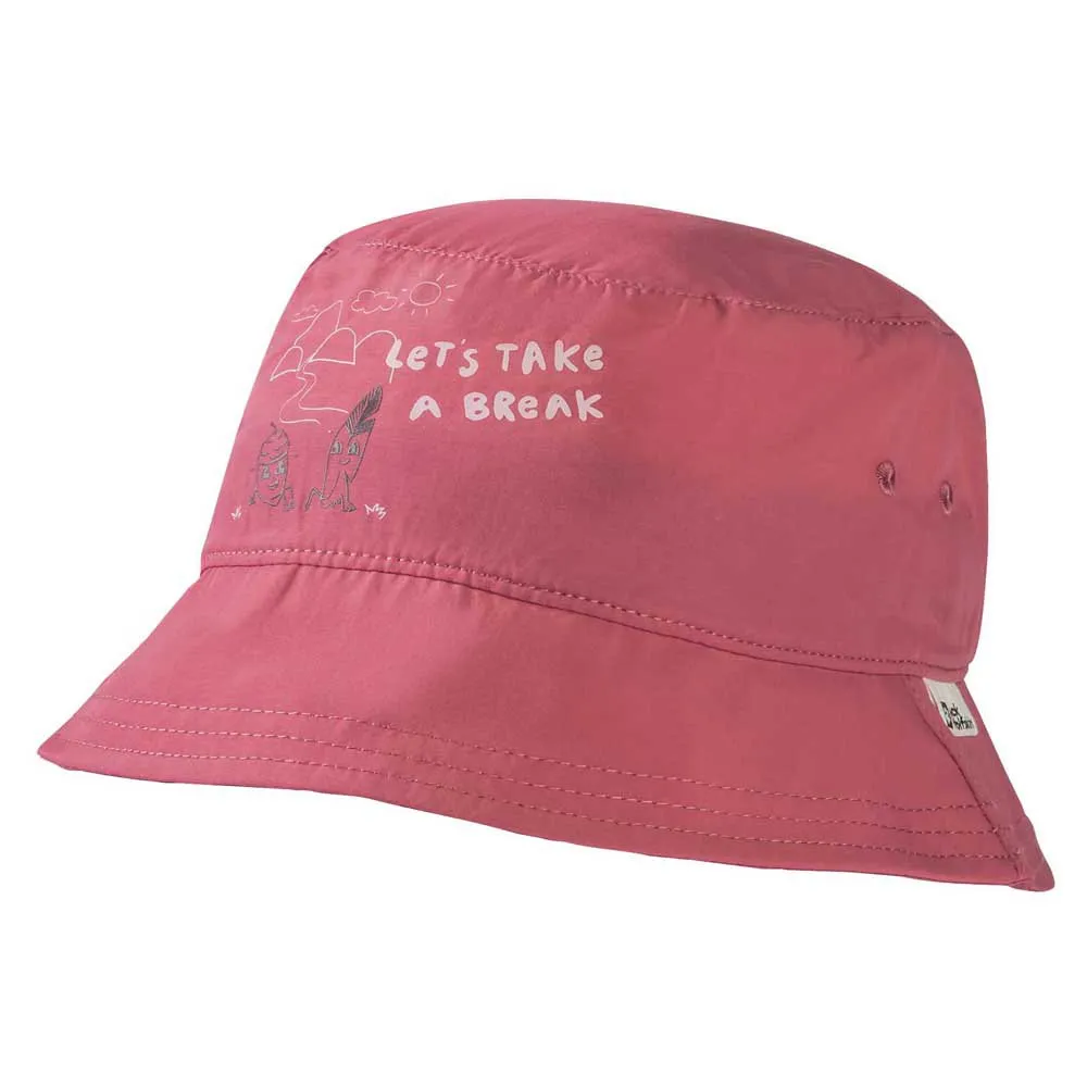 Jack Wolfskin At Home Bucket Hatt, Soft pink, S