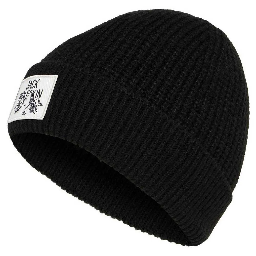 Jack Wolfskin Badge Mössa, Black