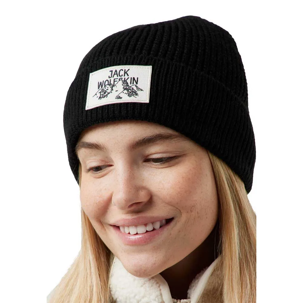 Jack Wolfskin Badge Mössa, Black