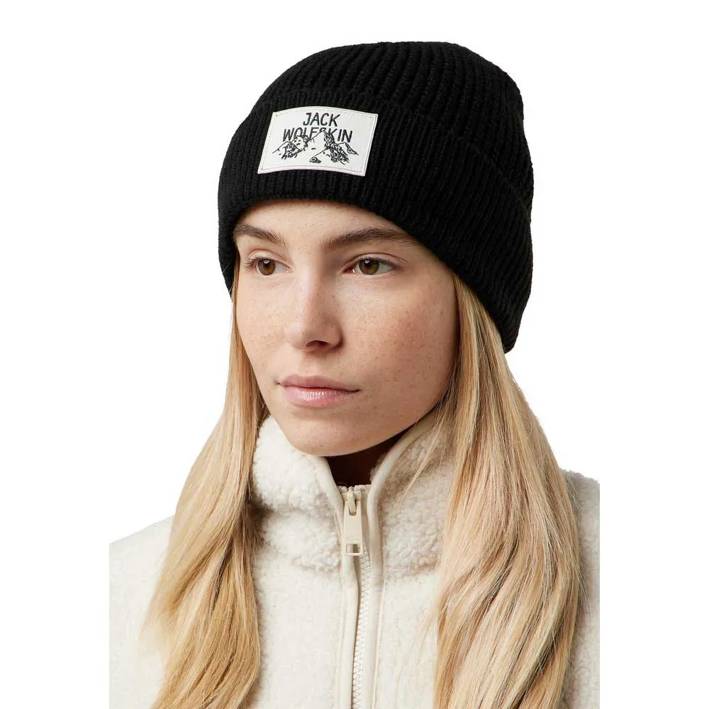 Jack Wolfskin Badge Mössa, Black