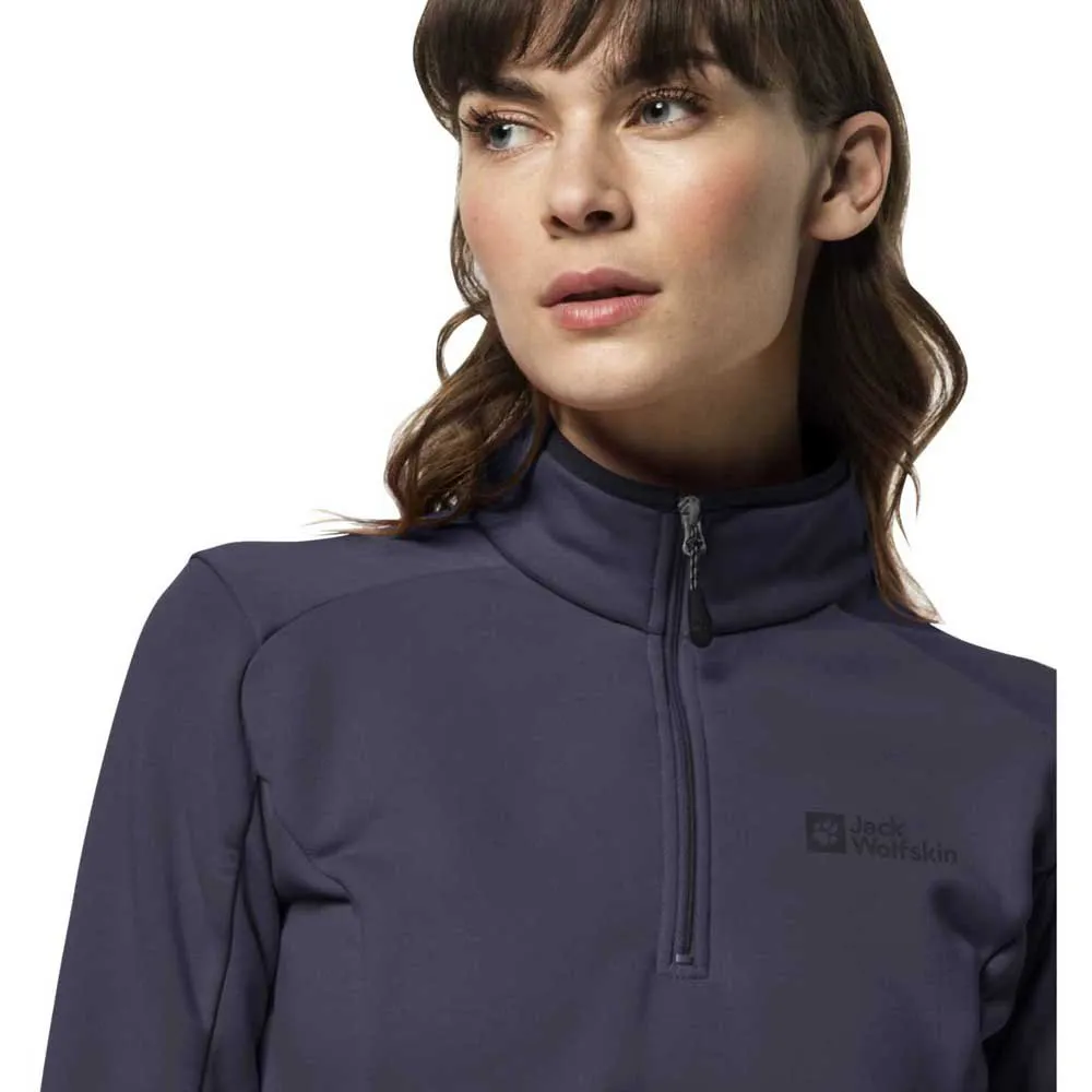 Jack Wolfskin Baiselberg Fleece Med Halv Dragkedja