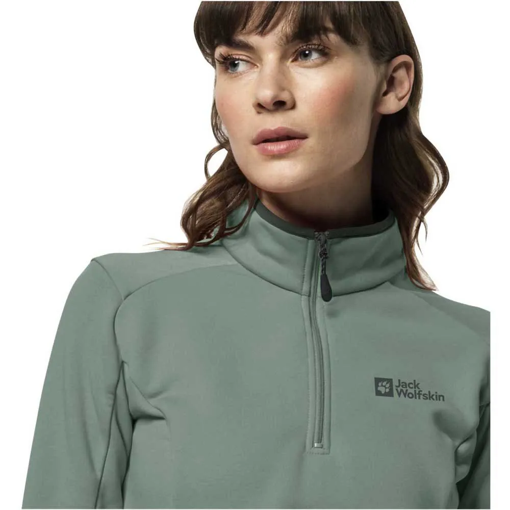 Jack Wolfskin Baiselberg Fleece Med Halv Dragkedja Jack Wolfskin Baiselberg Fleece Med Halv Dragkedja
