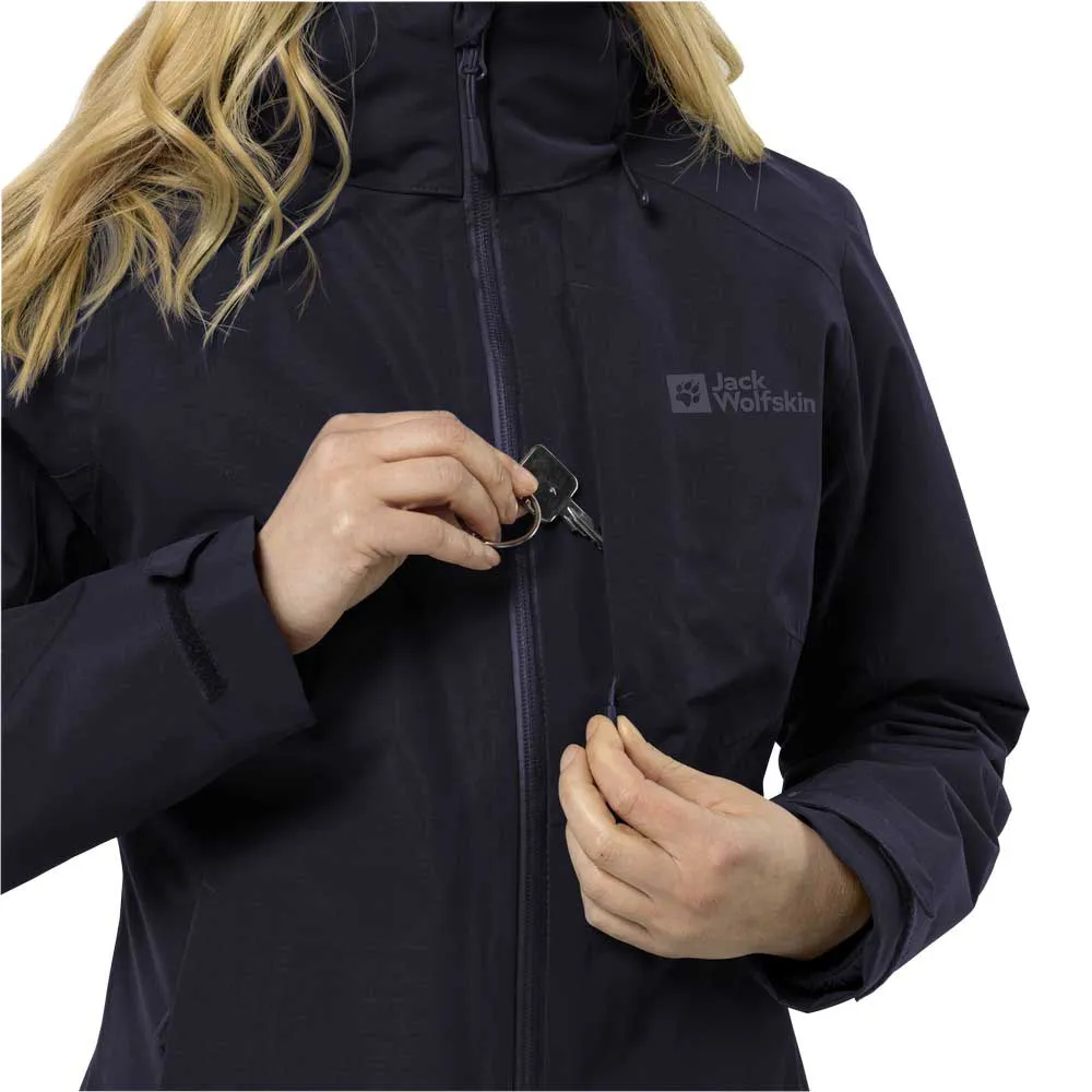 Jack Wolfskin Bergland 3in1 Jacka, Graphite 1389