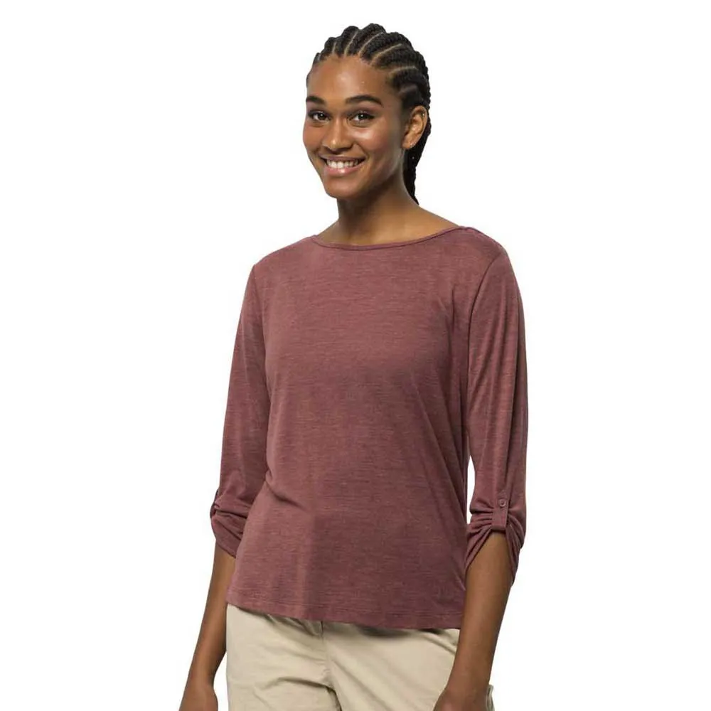 Jack Wolfskin Coral Coast T-shirt Med 3/4 ärm, Apple butter