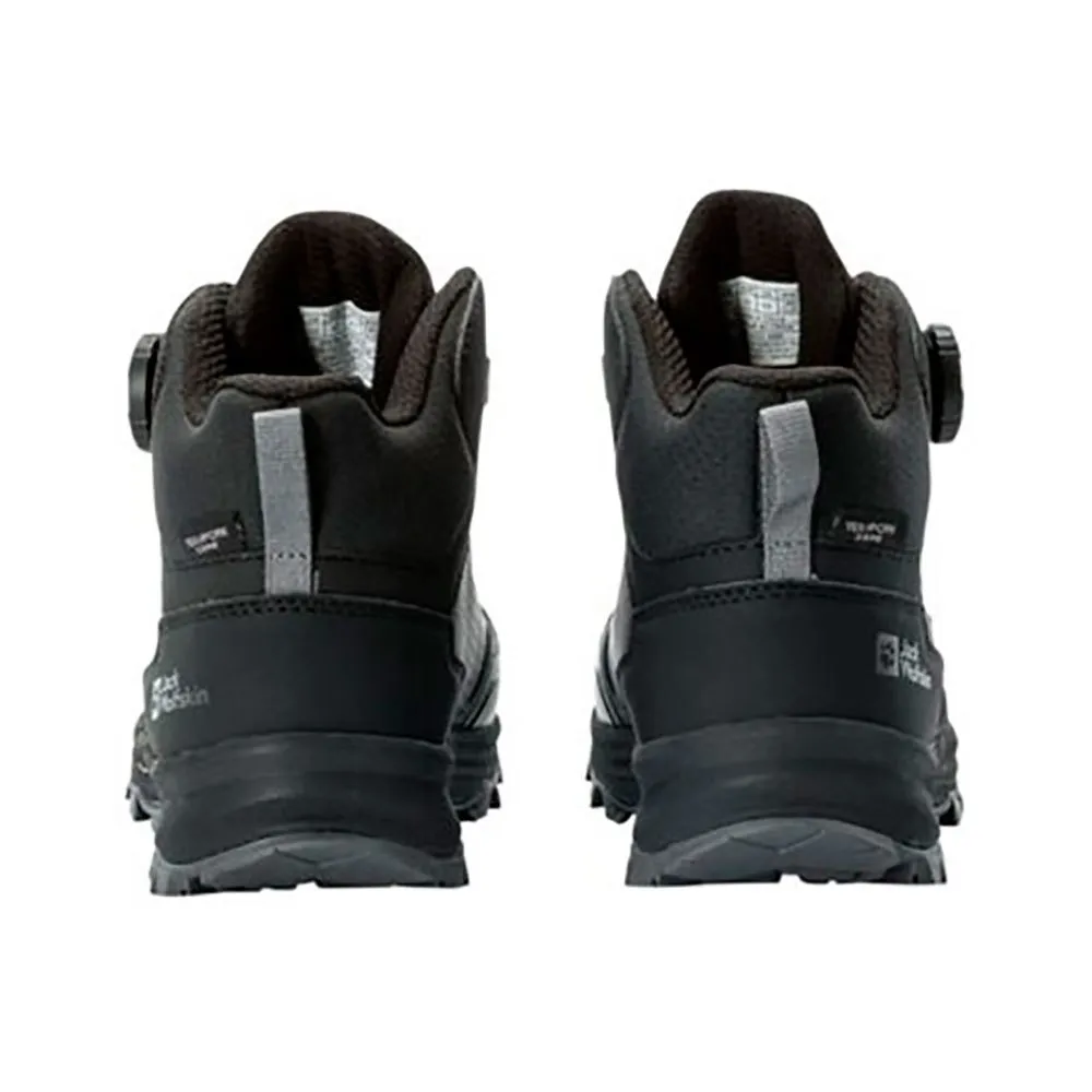 Jack Wolfskin Cyrox Texapore Dial Mid Vandringskängor, Black, EU 34 Jack Wolfskin Cyrox Texapore Dial Mid Vandringskängor, Black, EU 34