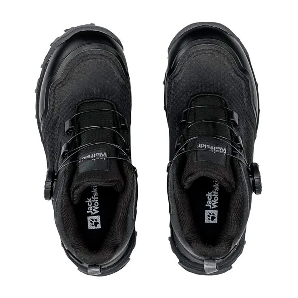 Jack Wolfskin Cyrox Texapore Dial Mid Vandringskängor, Black, EU 34 Jack Wolfskin Cyrox Texapore Dial Mid Vandringskängor, Black, EU 34