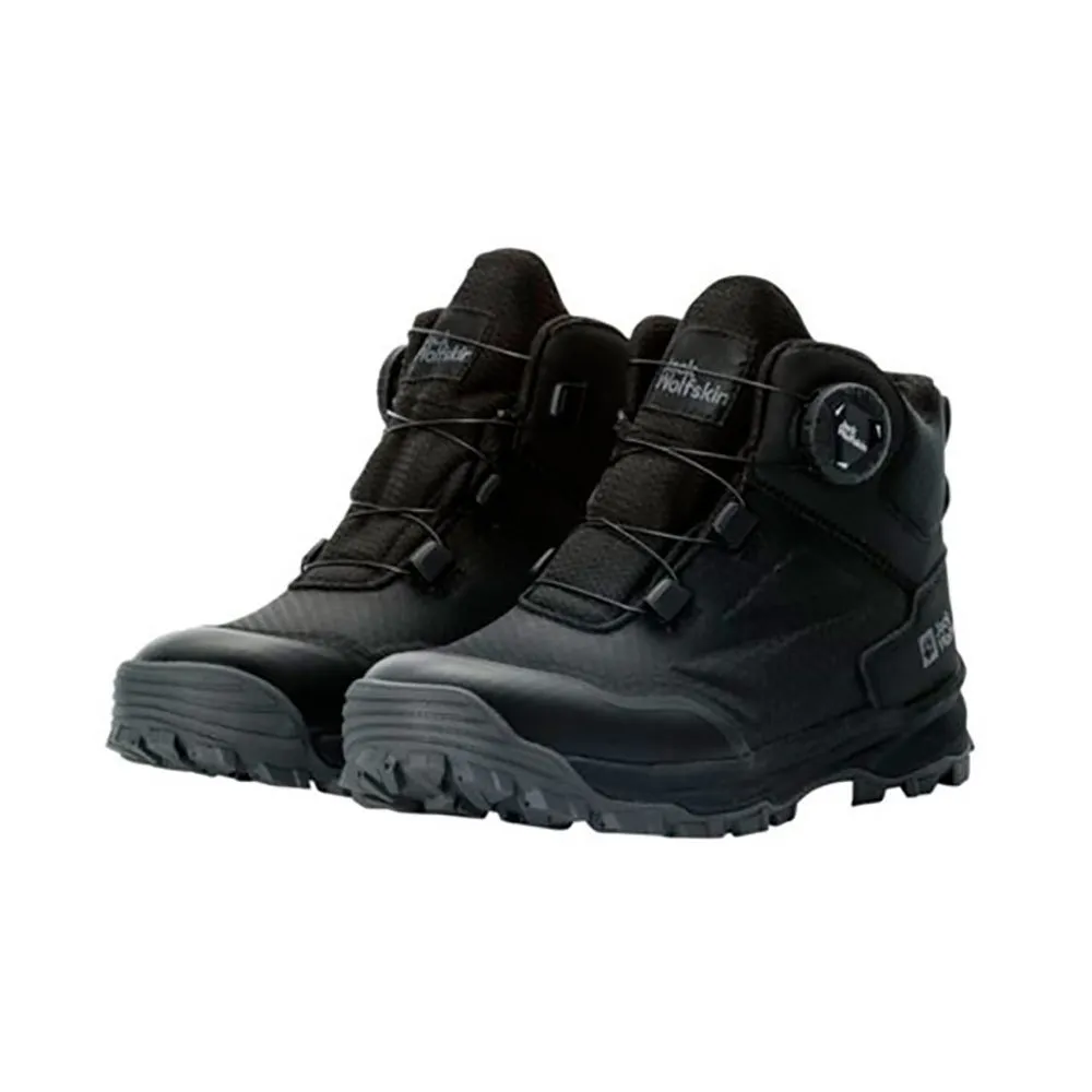 Jack Wolfskin Cyrox Texapore Dial Mid Vandringskängor, Black, EU 34 Jack Wolfskin Cyrox Texapore Dial Mid Vandringskängor, Black, EU 34