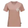 Jack Wolfskin Discover Heart T-shirt Med Korta ärmar