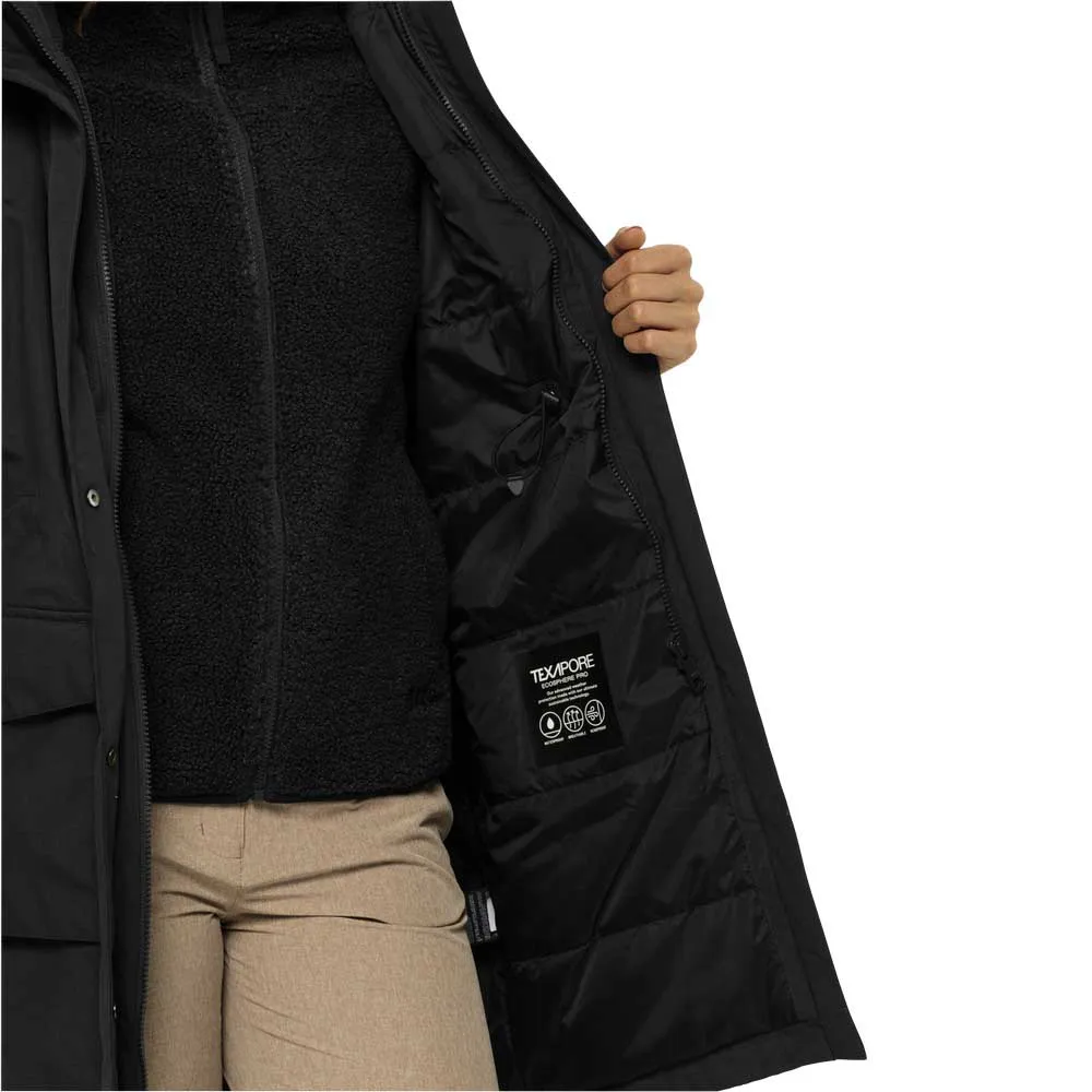Jack Wolfskin Eiswald 3in1 Parka, Black
